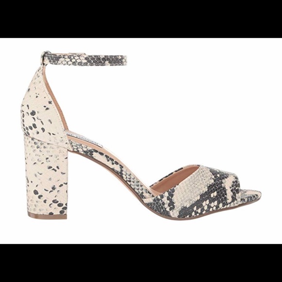Steve Madden Minra Snake Skin Heels sandals - Picture 5 of 16